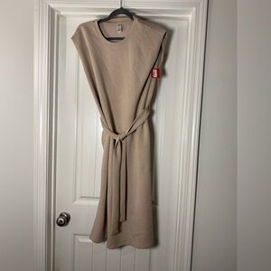 SPANX Air Essential Tan shift dress